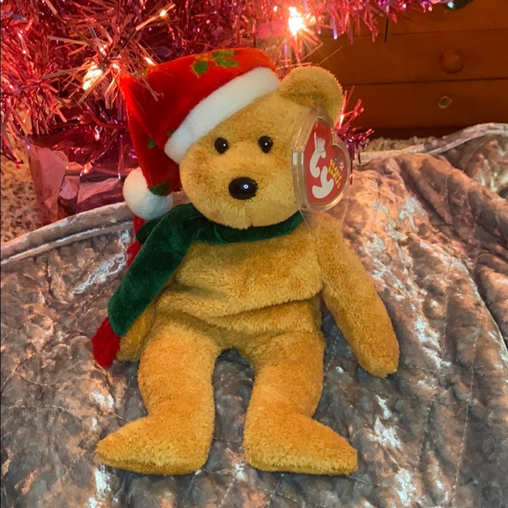 🎄 ty Holiday Teddy Beanie Baby ✨